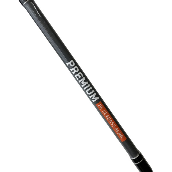 PREMIUM PE SEABASS SET 862ML/962M+【カーボン製2ピースシーバスロッドとPEライン付スピニングリールのセット】